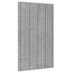 vidaXL Panneaux de toiture 36 Pièces Acier galvanisé Argenté 80x45 cm