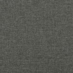 vidaXL Sommier à lattes de lit avec matelas gris foncé 120x190cm tissu