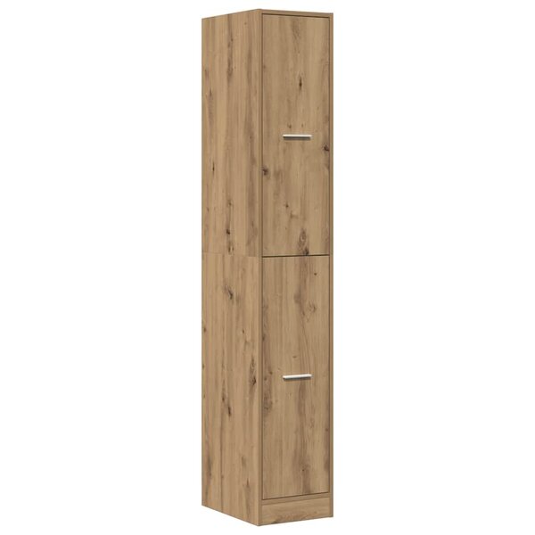vidaXL Armoire d'apothicaire chêne artisanal bois d'ingénierie