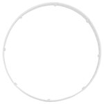 vidaXL Jupe de sapin de Noël blanc Ø65x23 cm plastique