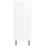 vidaXL Buffet Blanc brillant 69 5x34x90 cm Bois d'ingénierie