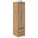vidaXL Buffet haut chêne artisanal 29 5x34x119 5 cm bois d'ingénierie