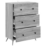 vidaXL Armoire à tiroirs 66 x 34 5 x 90 cm Bois d'ingénierie