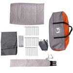 vidaXL Brise-vent de camping orange 366x152x152 cm imperméable
