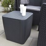 Keter Mobilier pour balcon Miami 5 Pièces Graphite 223815