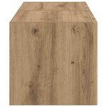 vidaXL Meuble TV mural 2 Pièces Chêne artisan 60 x 31 x 29.5 cm