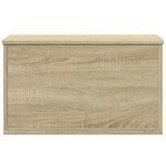 vidaXL Boîte de rangement chêne sonoma 60x35x35 cm bois d'ingénierie