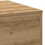 vidaXL Table basse Chêne artisanal 80x80x31 cm Bois d'ingénierie