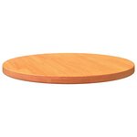 vidaXL Dessus de table rond cire marron Ø60x2 5 cm bois de pin massif