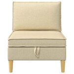 vidaXL Sofa avec rangement Tissu