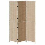 vidaXL Paravent Beige 147 x 180 cm polyrotin