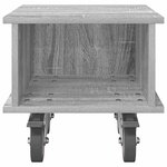 vidaXL Meuble TV Gris Sonoma 37 x 35 x 35 cm Bois d'ingénierie