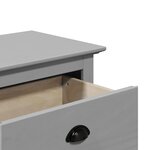 VidaXL Banc de couloir BODO gris 114x40x45 cm