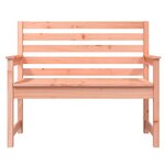 vidaXL Banc de jardin 109x48x91 5 cm bois massif de douglas