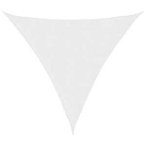 vidaXL Voile de parasol tissu oxford triangulaire 4x4x4 m blanc