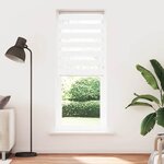 vidaXL Store zèbre blanc 80x230 cm largeur du tissu 75 9 cm polyester