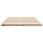 vidaXL Cadre de lit surélevé Marron 160 x 210 cm Bois massif en pin