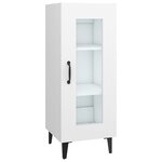 vidaXL Buffet Blanc 34 5x34x90 cm Bois d'ingénierie