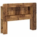 vidaXL Cabinet de Tête de Lit Bois ancien Bois d’ingénierie
