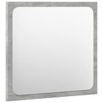 vidaXL Ensemble de meubles de salle de bain 4 Pièces gris béton