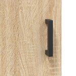 vidaXL Buffet haut Chêne sonoma 34 5x34x180 cm Bois d'ingénierie
