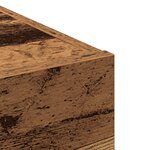 Buffet vidaXL en vieux bois 30x42 5x93 cm en bois d'ingénierie