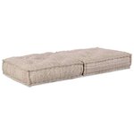 vidaXL Coussin Marron 70 x 70 x 36 cm Polyester