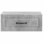 vidaXL Cabinet de chevet mural 2 pièces Gris béton 49 x 34 5 x 20 cm