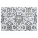 vidaXL Tapis d'extérieur Gris clair 120x180 cm PP