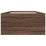vidaXL Cadre de lit sans matelas chêne marron 90x200 cm