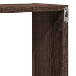 vidaXL Étagère murale chêne marron 96x18x60 cm bois d'ingénierie