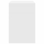 vidaXL Bureau Blanc 90 x 50 x 76 cm Bois d'ingénierie