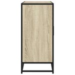 vidaXL Buffet chêne sonoma 92x35x76 cm bois d'ingénierie