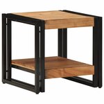 Table basse vidaXL 40x50x38 cm en bois d'acacia massif