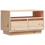 vidaXL Meuble TV 60x35x37 cm Bois de pin massif