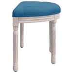vidaXL Banc Bleu 81 5x41x49 cm Velours