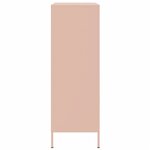 vidaXL Buffet haut rose 68x39x113 cm acier