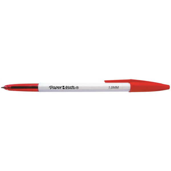 Stylo à Bille 045 Pointe Fine Rouge Paper Mate