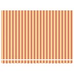 vidaXL Auvent Rétractable Jaune  Orange 450 × 300 cm Tissu  Métal