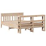 vidaXL Cadre de lit sans matelas 120x190 cm bois de pin massif
