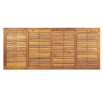 vidaXL Ensemble de salle à manger pour jardin 7 Pièces Gris et marron