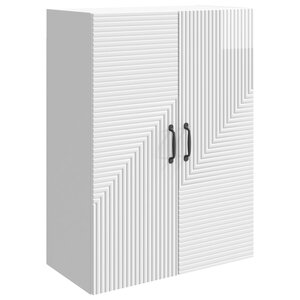 vidaXL Armoire Murale Blanc brillant 66 x 34 5 x 90 cm