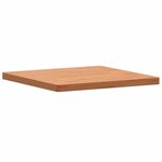 vidaXL Dessus de table 70x70x4 cm carré bois massif de hêtre