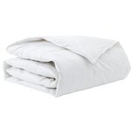 vidaXL Duvet d'hiver Blanc 135 x 220 cm Plume