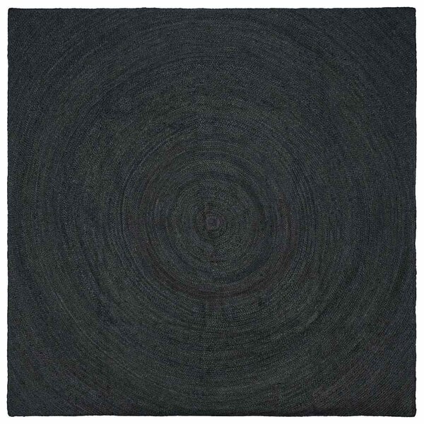 vidaXL Tapis de surface Carré Gris foncé 300 x 300 cm Jute