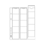 Feuilles numismatiques Multi-Collect pour 15 monnaies jusqu'à 42 mm. Intercalaires - Rouge