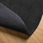 vidaXL Tapis HUARTE Noir 80 x 150 cm Polyester