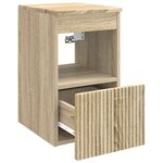 vidaXL Armoire de salle de bain Chêne Sonoma 30 x 41 x 50 cm