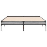 vidaXL Cadre de lit sans matelas sonoma gris 120x200 cm