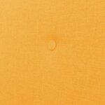 vidaXL Canapé à 3 places Tissu Jaune